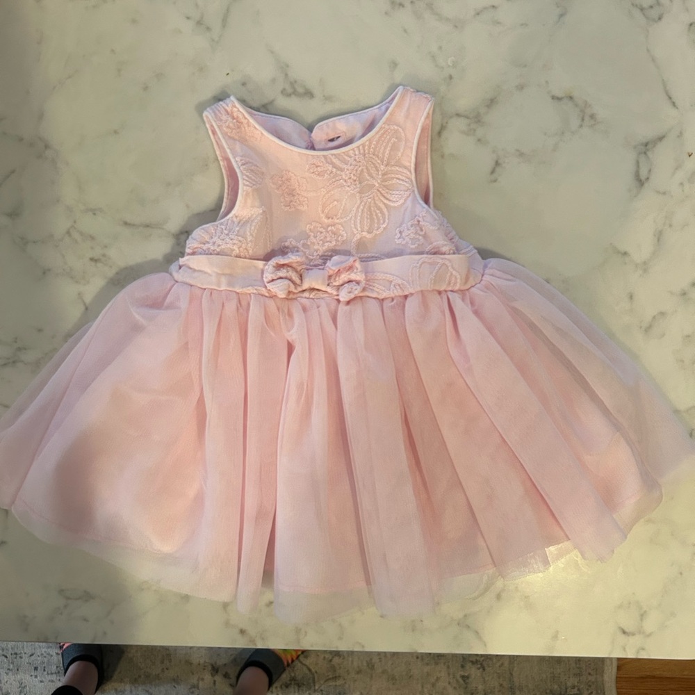Adorable Pink Tulle Baby Dress